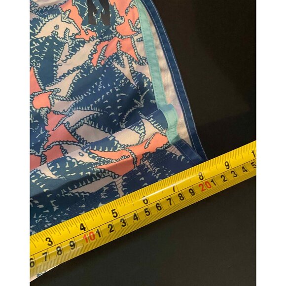 Billabong Mens 32 73 Airlite Board Shorts Blue Floral Tropical Swim Trunks - Picture 6 of 6